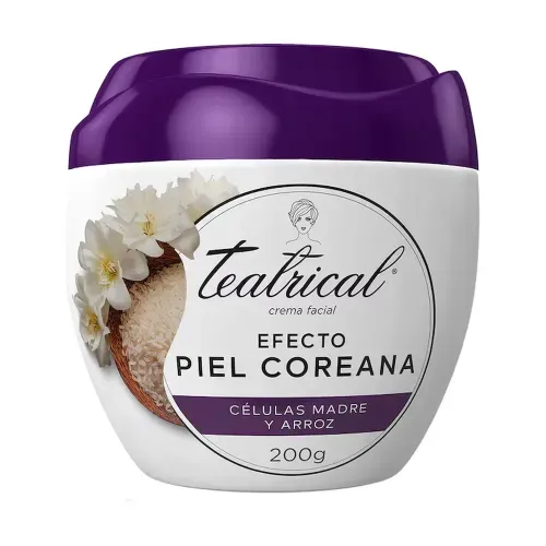 Crema Facial Efecto Piel Coreana Teatrical 200 gr