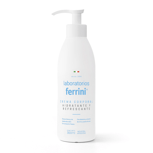 Crema Corporal Hidratante Y Refrescante Ferrini 300ml