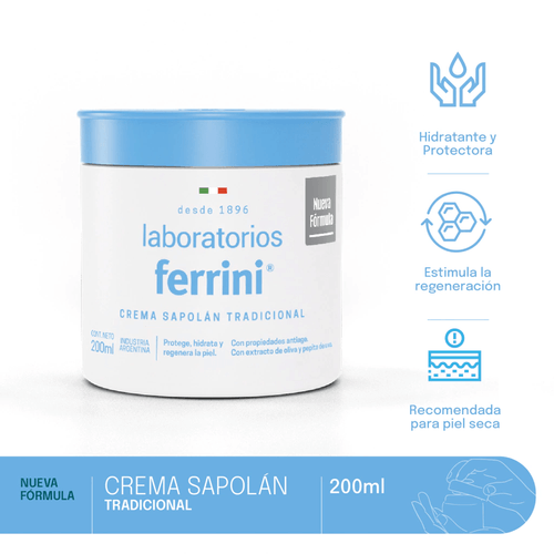 Crema Sapolán Tradicional Ferrini 200ml