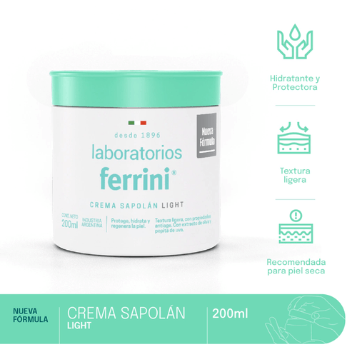 Crema Sapolán Light Ferrini 200ml