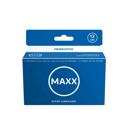 Preservativos Super Lubricado Maxx 12u