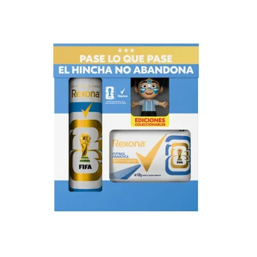 Desodorante Women FIFA World Cup + Jabón + Rexonita Coleccionable Rexona