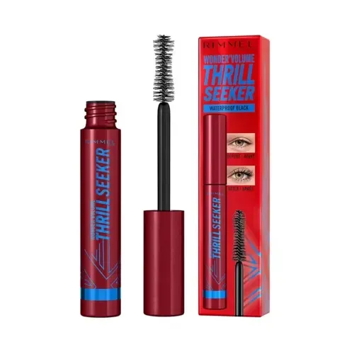Máscara de pestañas Wonder Volume Thrill Seeker Waterproof Black 003 Rimmel