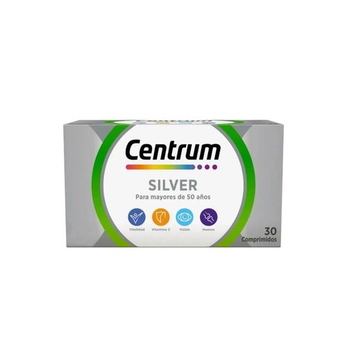 Suplemento Silver +50 Centrum 30 comp
