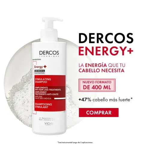 Shampoo Energizante Anticaida Dercos Vichy 400ml