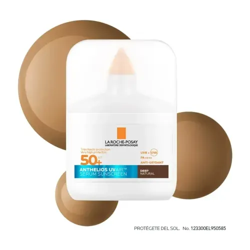 Sérum Protector Solar Anthelios Uv Air 50+ spf Oscuro Natural La Roche-Posay 50g