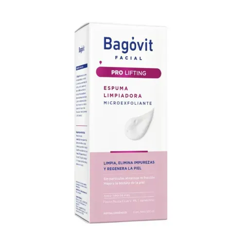 Espuma Limpiadora Microexfoliante Pro Lifting Facial Bagovit 100ml