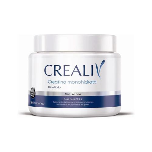 Creatina Monohidrato Sin Sabor Crealiv 150g