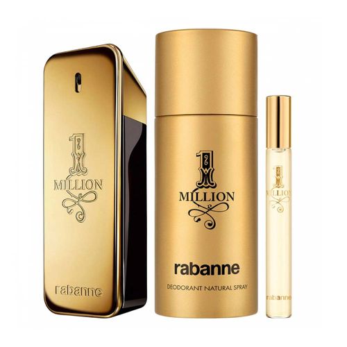 Estuche Perfume Hombre Paco Rabanne One Million EDT 100ml + EDT 10ml