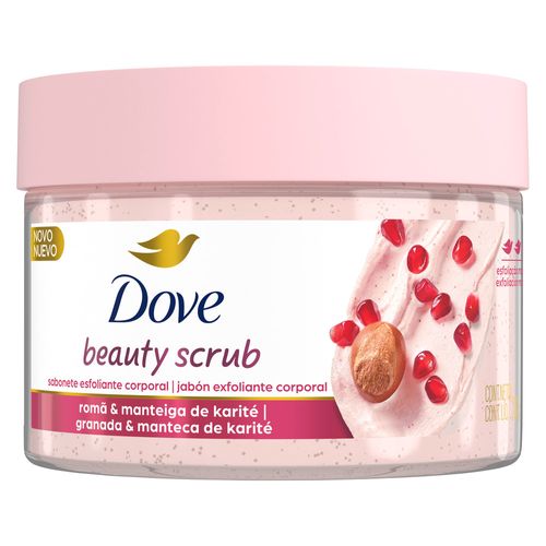 Jabón Exfoliante Corporal Dove Body Scrub Granada y Karité 280g