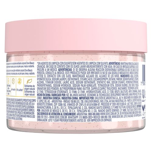 Jabón Exfoliante Corporal Dove Body Scrub Granada y Karité 280g