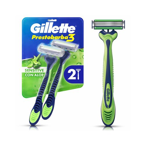 Máquinas Para Afeitar Desechables Prestobarba3 Sensitive 2u