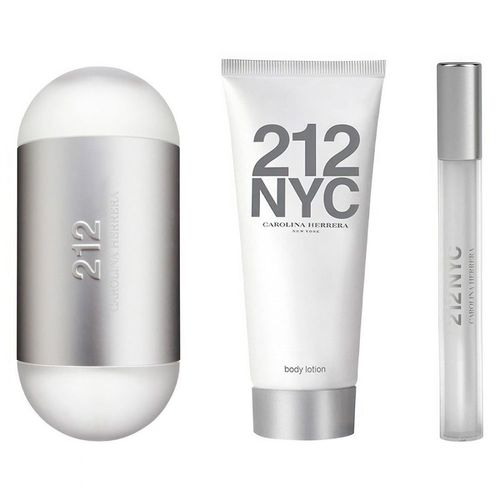 Set Perfume Carolina Herrera 212 NYC EDT Mujer 100ml