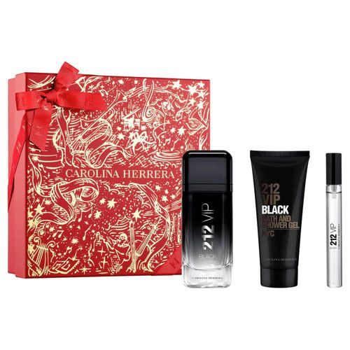 Set Perfume Carolina Herrera 212 VIP Black EDT Hombre 100ml