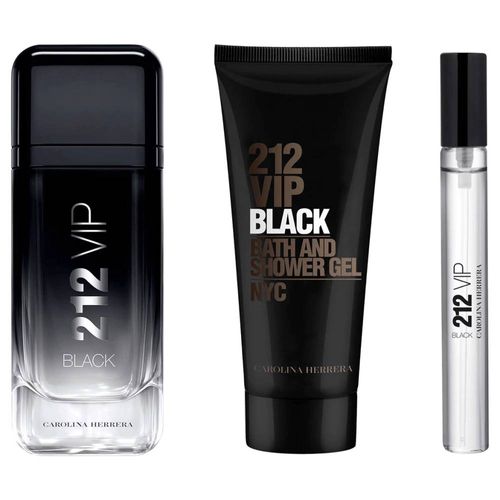 Set Perfume Carolina Herrera 212 VIP Black EDT Hombre 100ml