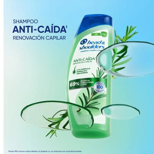 Shampoo Head & Shoulders Anti-Caida Romero 375ml
