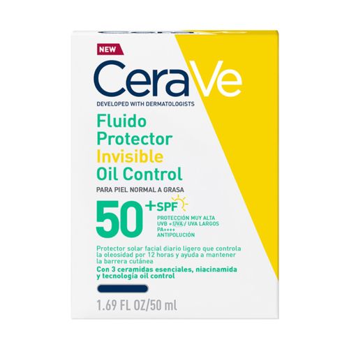 Cerave Fluido Protector Invisible Oil Control 50 SPF 50ml