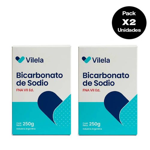 Pack x2 Bicarbonato de Sodio Vilela 250 g