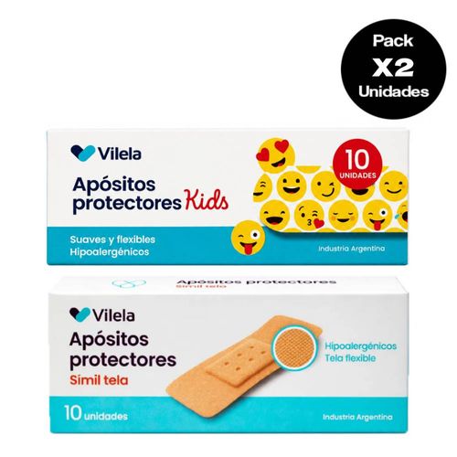 Pack Apósitos Vilela Clásicos + Kids x2