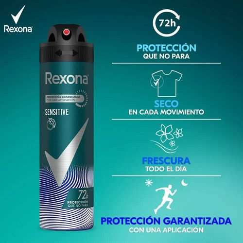 Antitranspirante Aerosol Rexona Men Sensitive 150ml