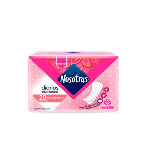 Protectores Diarios Nosotras Multiestilo 20u