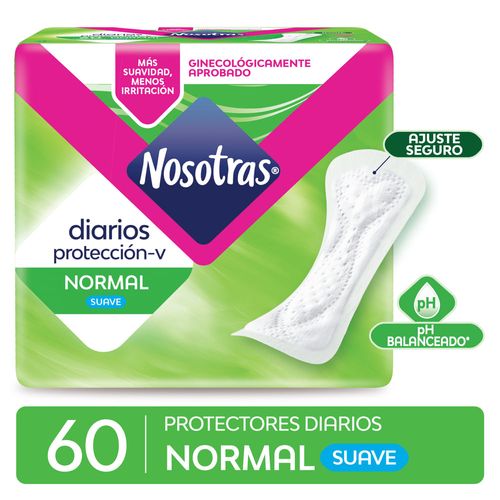 Protectores Diarios Nosotras Normal 60 u