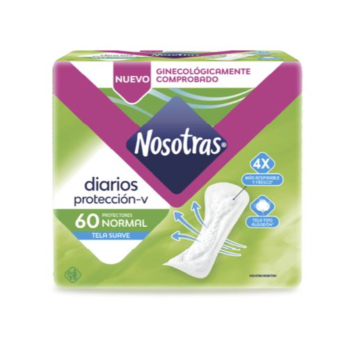 Protectores Diarios Nosotras Normal 60 u