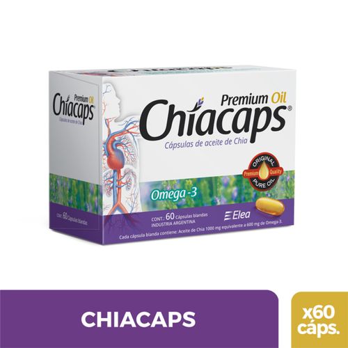 Aceite De Chia Omega 3 Premiun Oil 60 Cápsulas