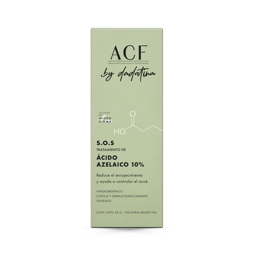 Tratamiento de Ácido Azelaico ACF By Dadatina S.O.S  30g