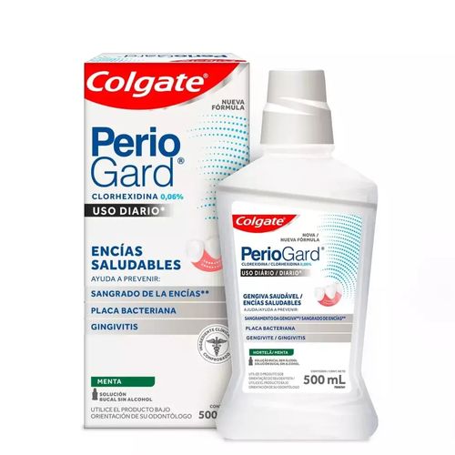 Enjuague Bucal Colgate Periogard Encías Saludables 500 ml