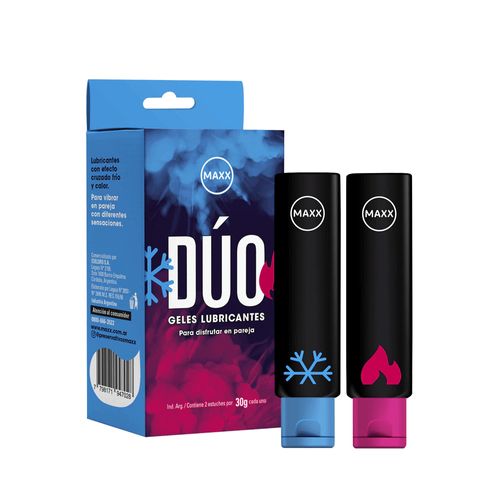 Geles Lubricantes Maxx Duo Frío y Calor 30 g