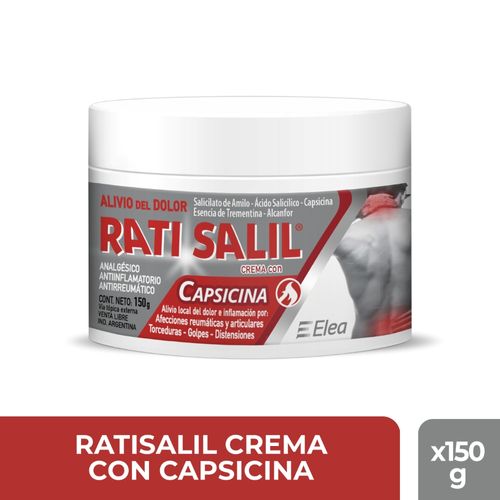 Ratisalil Alivio Del Dolor Capsicina 150 g