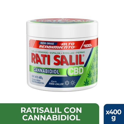 Ratisalil Cannabidiol Efecto Frío Calor 400 g