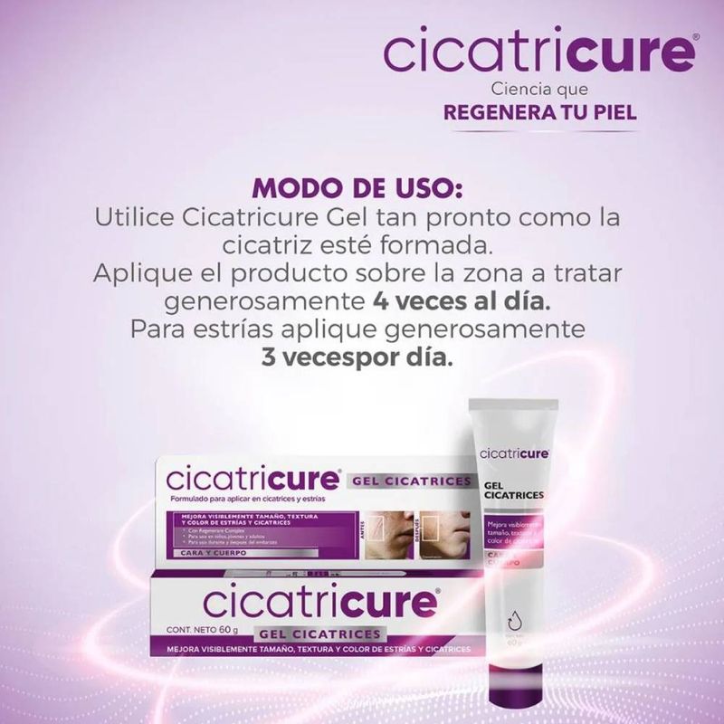 Cicatricure Gel para Cicatrices y Estrías 60 g