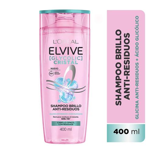 Shampoo Elvive Glycolic Cristal 400ml