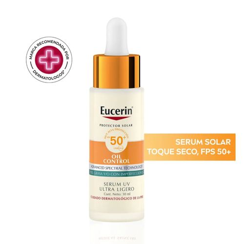 Sérum Protector Solar Eucerin UV Ultra Ligero 30 ml