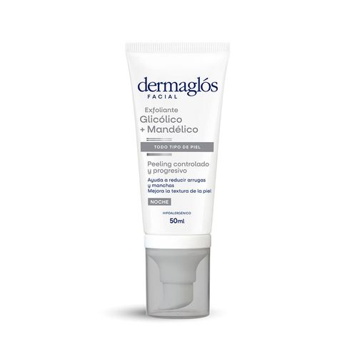 Crema Exfoliante Facial Dermaglós Glicólico y Mandélico 50 ml