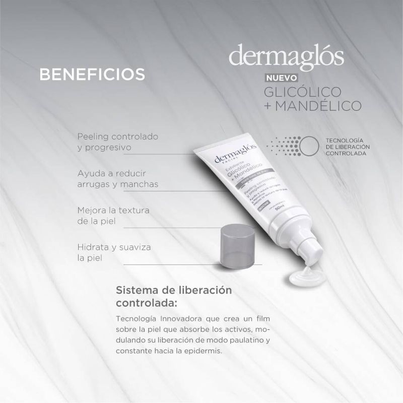 Dermaglós Exfoliante Glicólico y Mandélico 50 ml