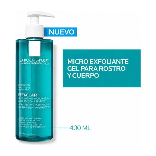 Gel Purificante Micro-Exfoliante La Roche-Posay Effaclar Piel Grasa 400ml