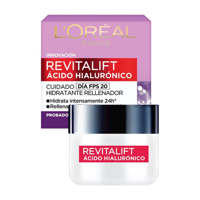L'Oréal Paris Revitalift Ácido Hialurónico Crema Día FPS 20 50 ml