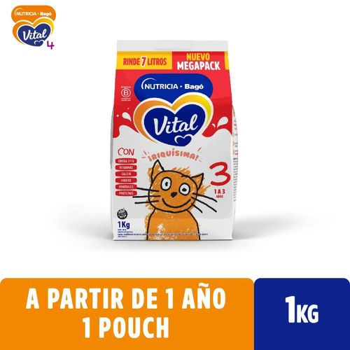 Leche En Polvo Vital 3 Pouch 1 kg