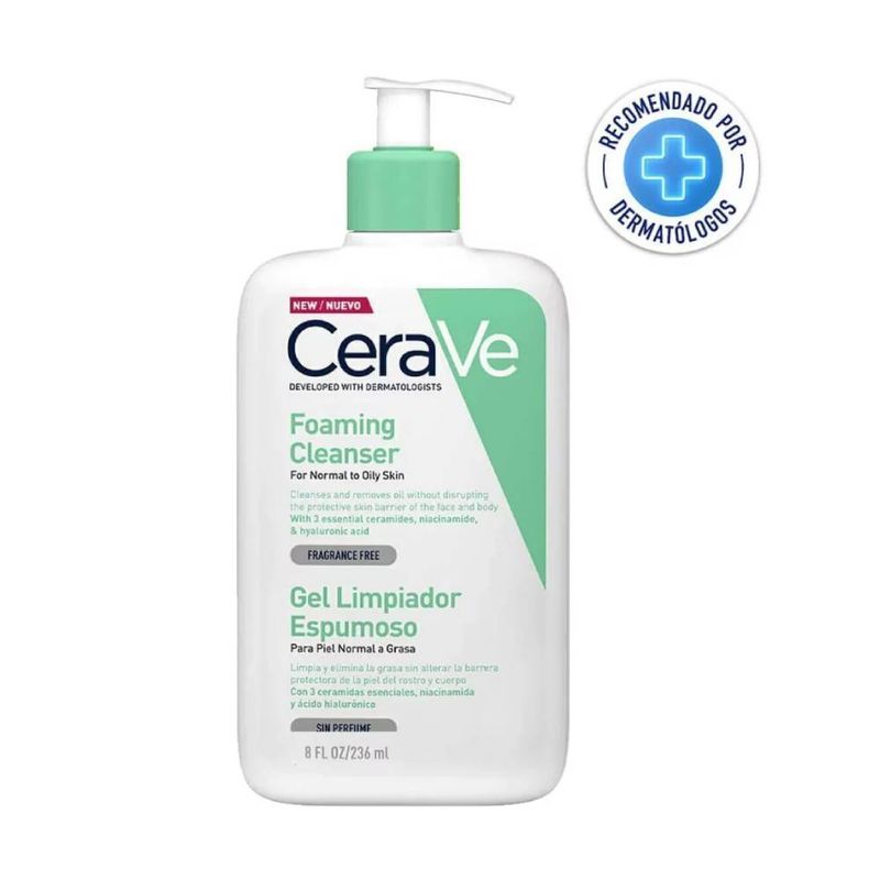 CeraVe Gel Limpiador Espumoso 236 ml