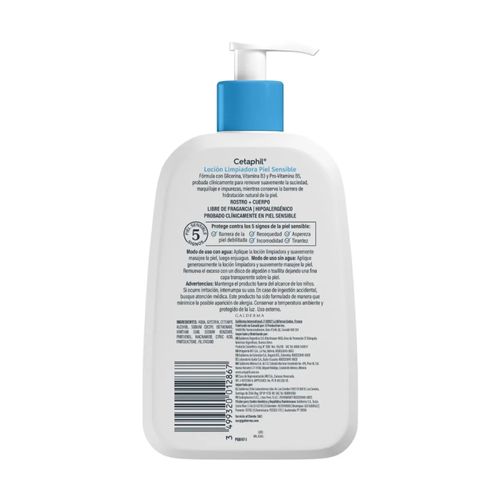 Loción Limpiadora Cetaphil Piel Sensible 473 ml