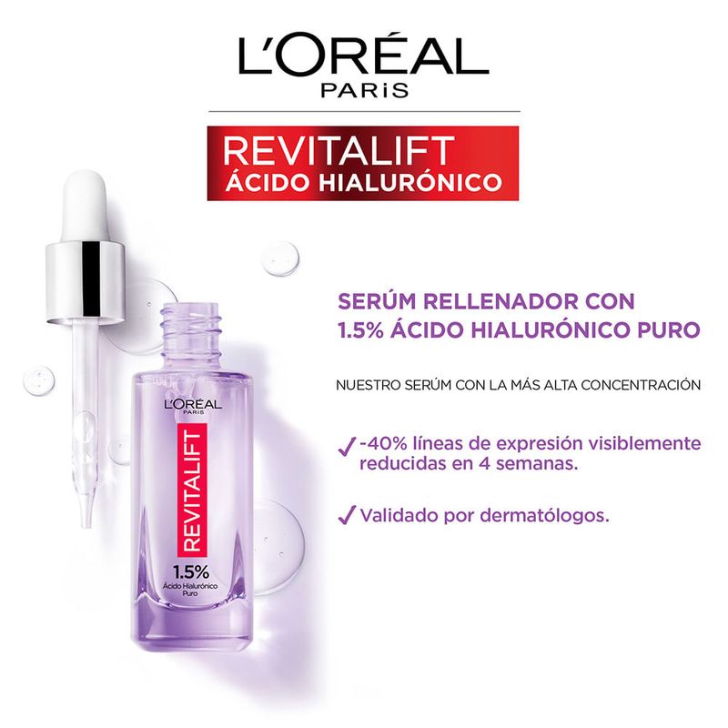 L'Oréal Paris Revitalift Sérum Ácido Hialurónico 30 ml