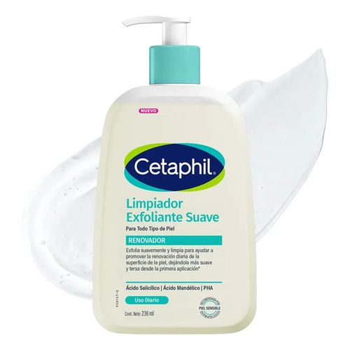 Limpiador Exfoliante Suave Cetaphil 236 ml