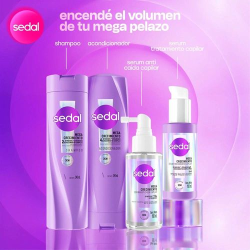 Shampoo Sedal Mega Crecimiento 340ml