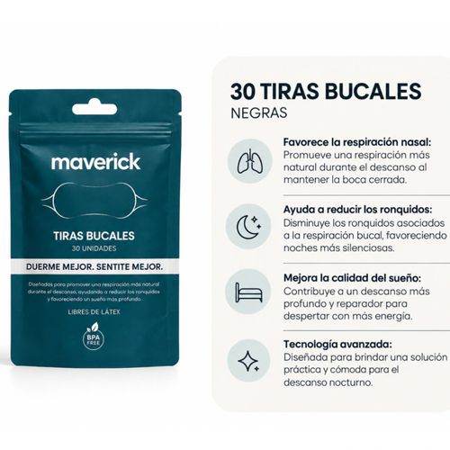Tiras Bucales Maverick 30 Unidades