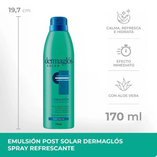 Post Solar Dermaglos Spray Continuo 170ml