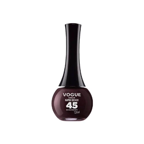 Esmalte Rápido Secado en 45 Segundos Tono Malbec Media Noche