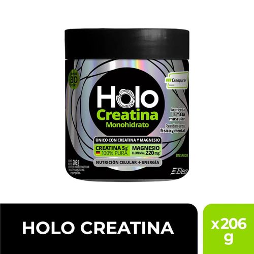 Suplemento Dietario En Polvo Holocreatina Monohidrato + Magnesio 206 gr